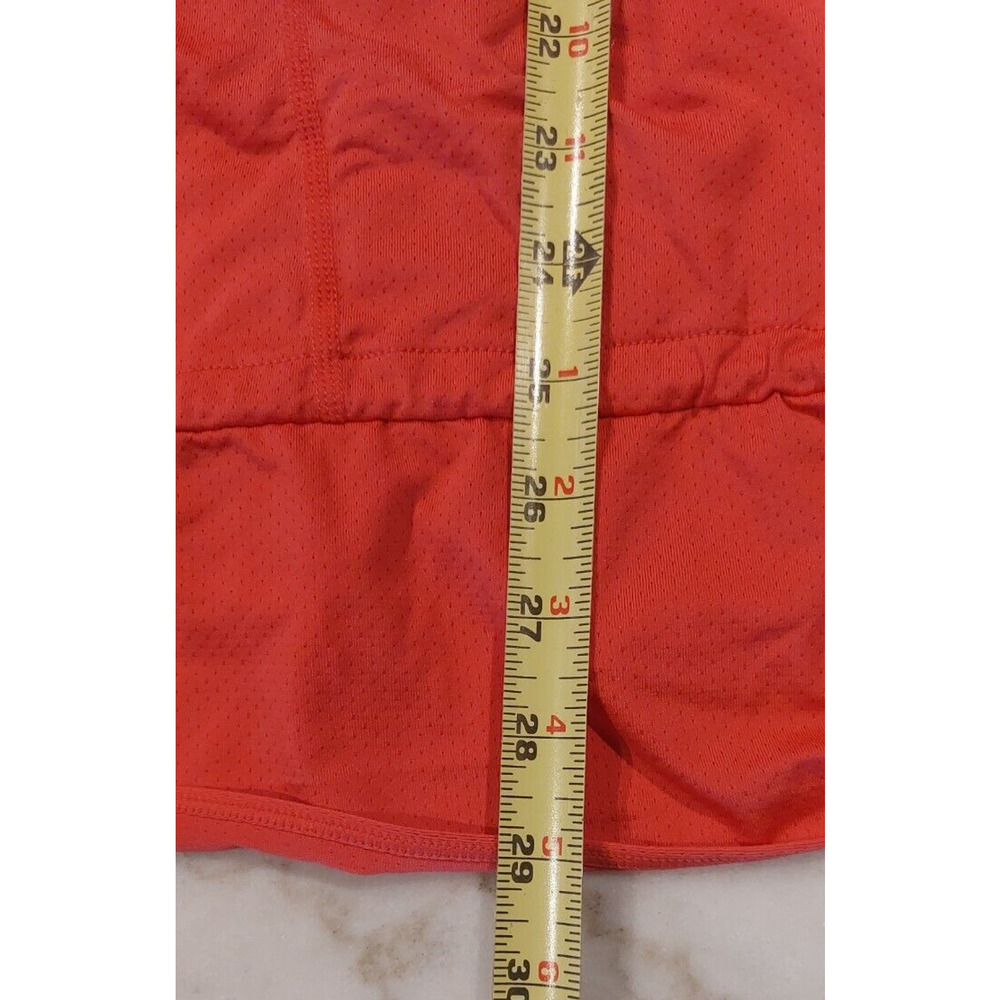 Zella Workout Tank Racerback Elastic Drawstring‎ Ruffle Bottom Size Lrg - Picture 6 of 6